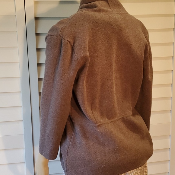 pindots--Shawl  Collar sweater blazer - Picture 6 of 12